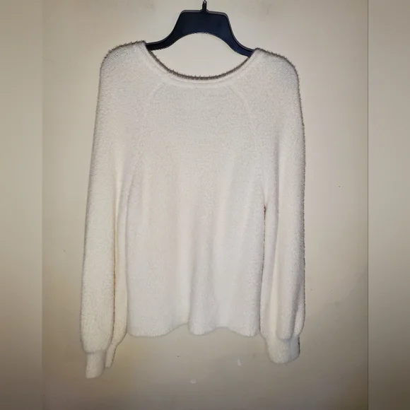 Abercrombie & Fitch Soft AF Sweater Ivory Size M - Picture 5 of 11